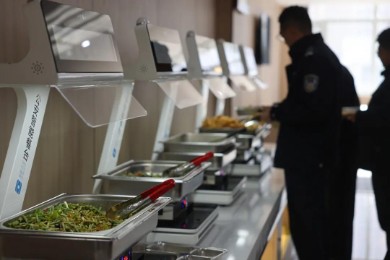 全国首家公安智慧食堂，以先进科技赋能健康节约